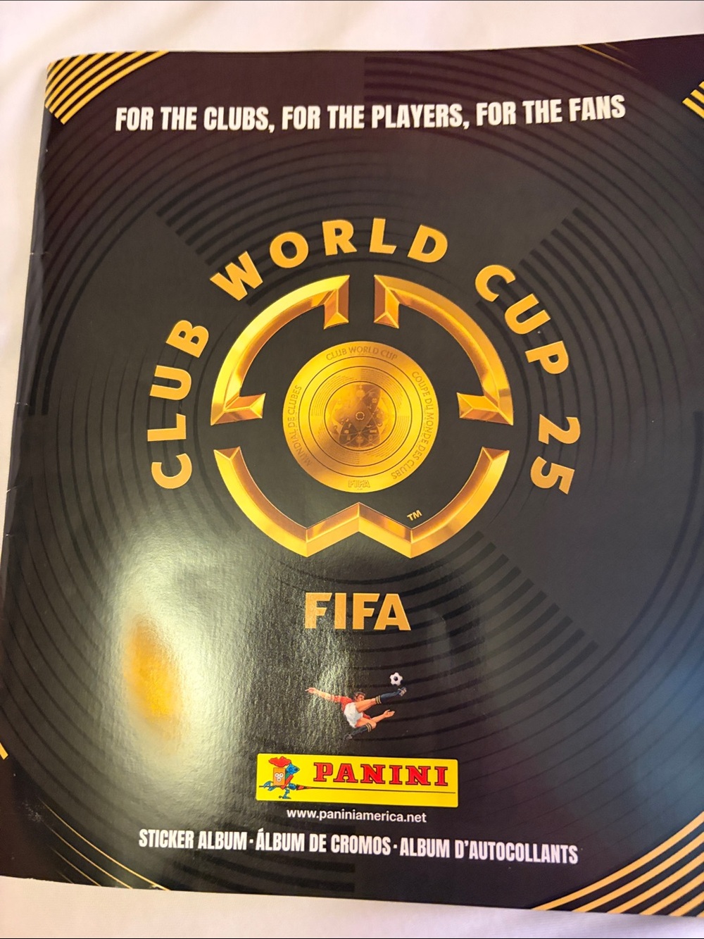 Panini Club World Cup 25 FIFA Black and Gold Sticker Album